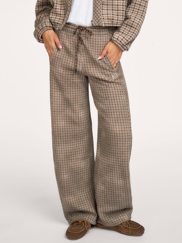 western jogger check Katoenmix broek