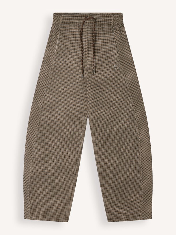 western jogger check Katoenmix broek