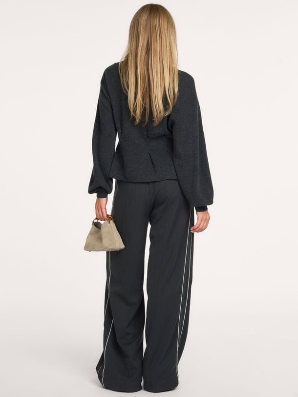 GZmanzi waist pullover Manzi, wollen getailleerde trui