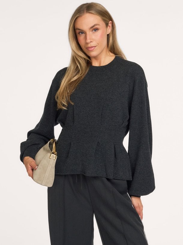 GZmanzi waist pullover Manzi, wollen getailleerde trui