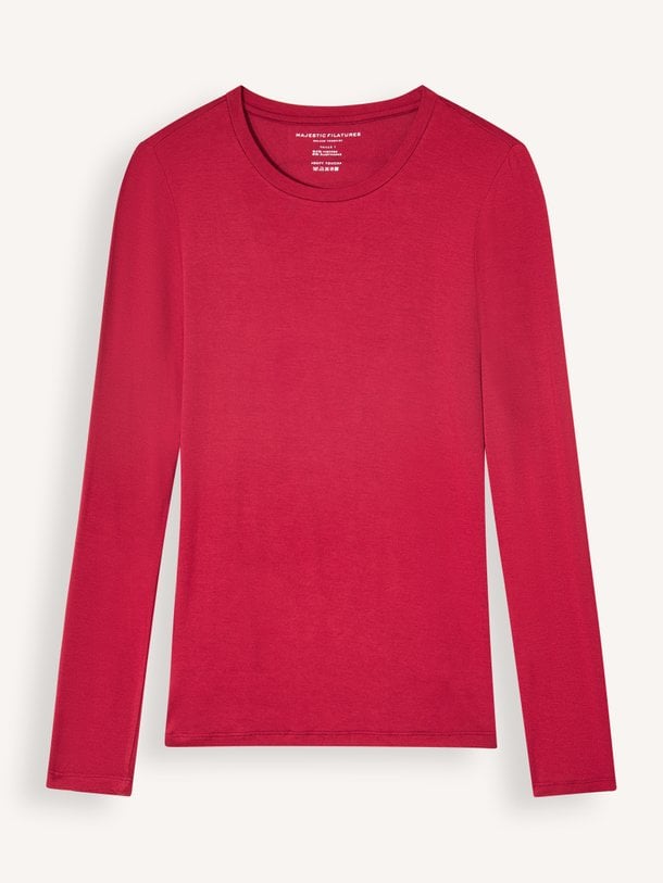 M001-FTS008 M001 Soft Touch, viscosemix longsleeve