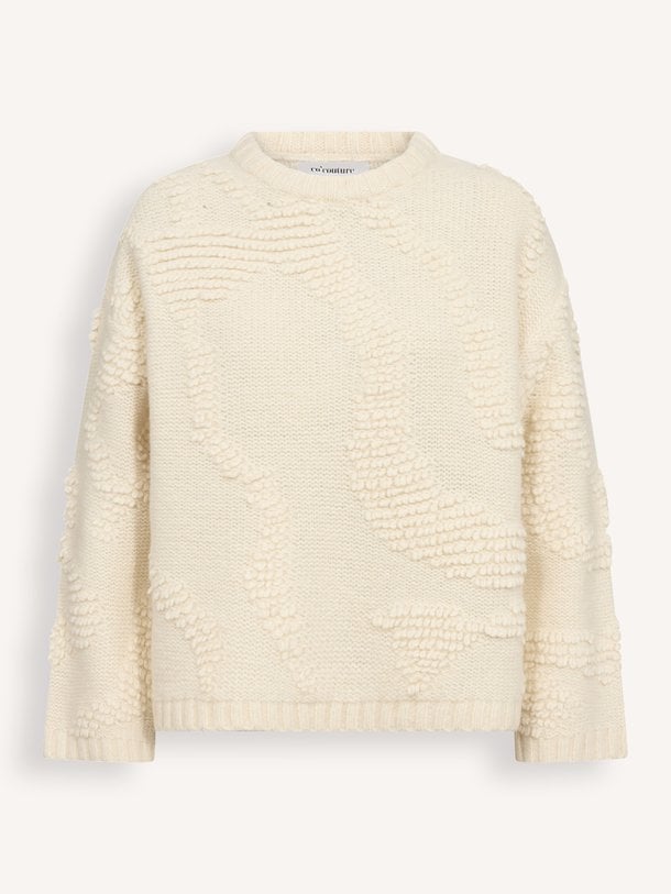 FabiaCC O-Neck Knit Fabia, wolmix trui