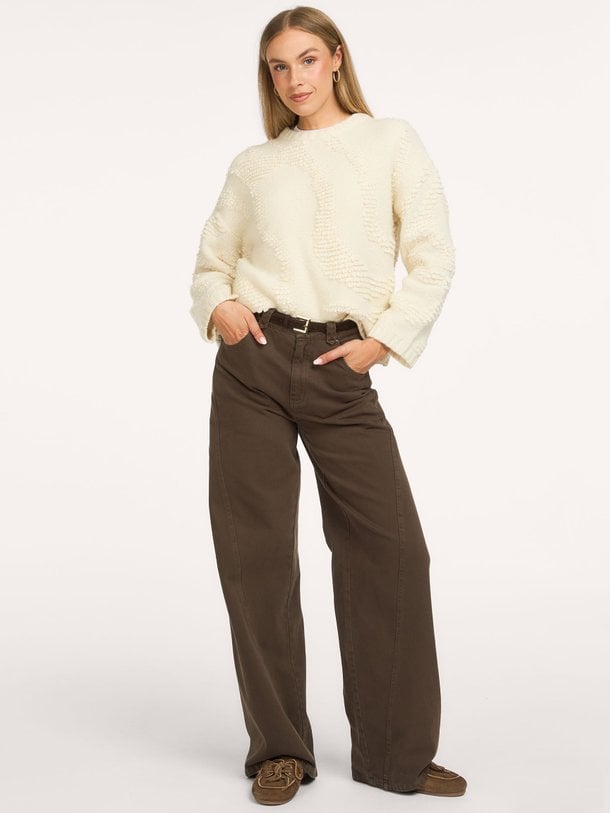 FabiaCC O-Neck Knit Fabia, wolmix trui