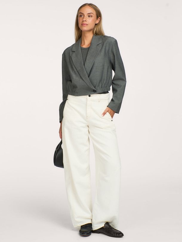 JackyCC Crop Blazer Jacky, wolmix cropped blazer