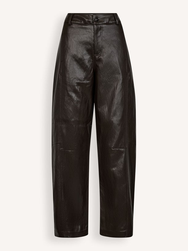 41003 GittCC Pant Gitt, leatherlook barrel fit broek