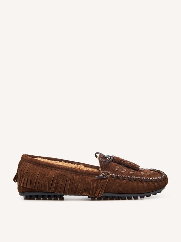 MOMO HIVER Momo Hiver, suède loafers