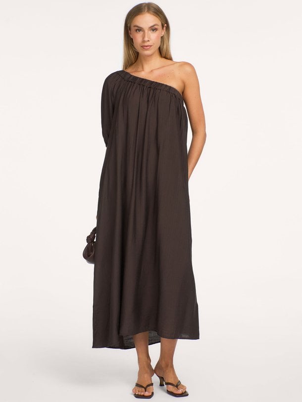 HeraCC Asym Puff Dress Hera, viscosemix jurk