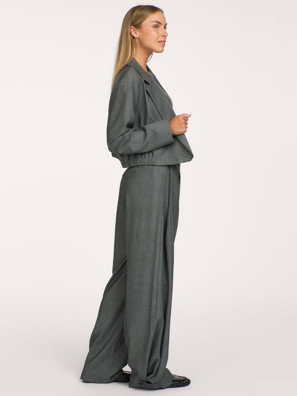 JackyCC Pleat Pant Jacky, wolmix pantalon