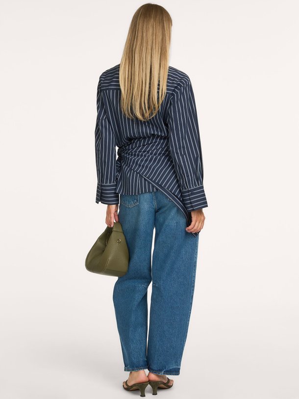 Somo, katoenmix gestreepte blouse