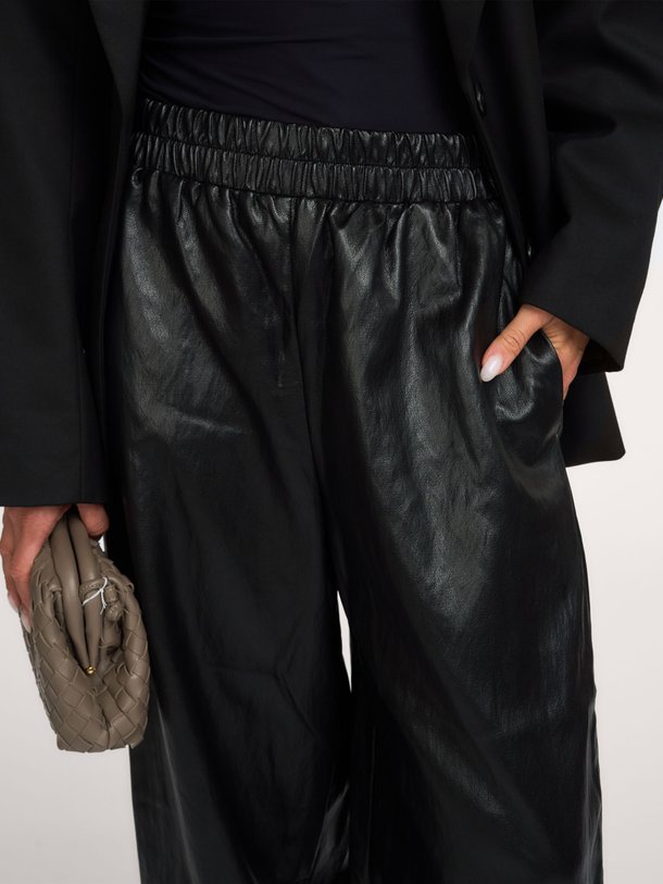 GittCC Balloon Pant Gitt, leatherlook balloon broek