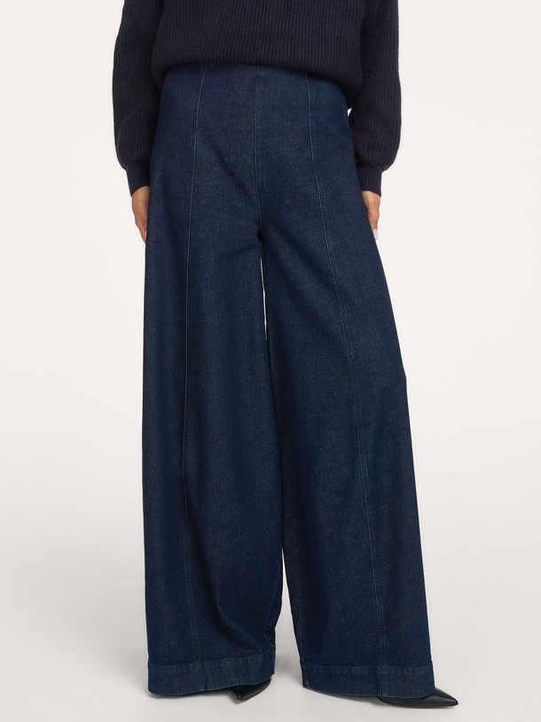 Merli, high waist barrel fit jeans