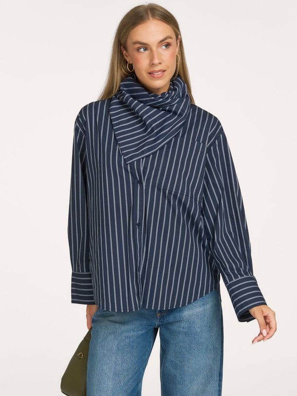 SomoCC Stripe Scarf Somo, katoenmix gestreepte sjaal