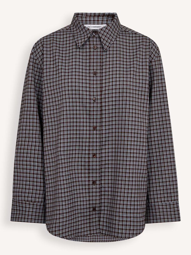 OdemCC Check Cuff Shirt Odem, viscosemix geruite blouse