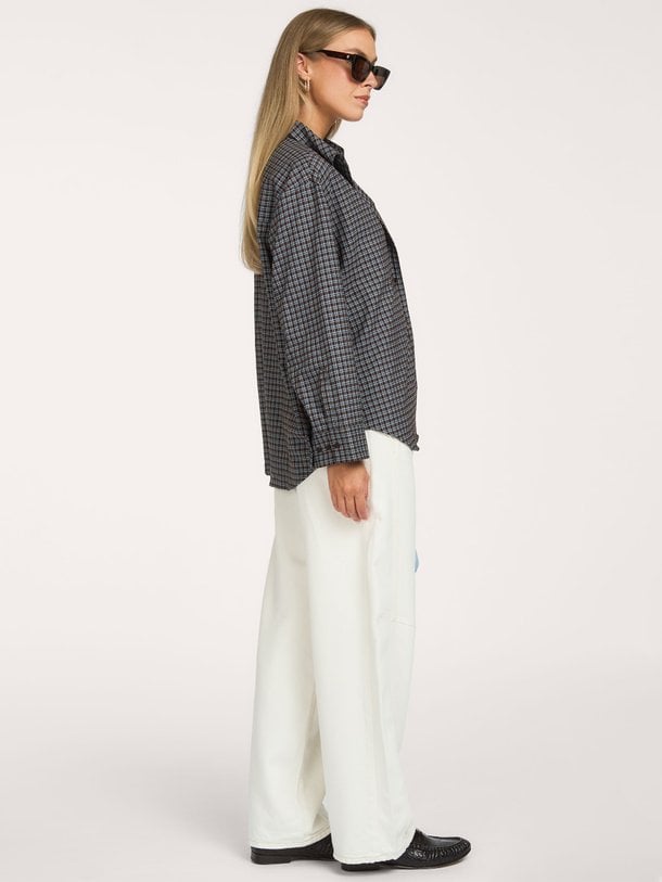 OdemCC Check Cuff Shirt Odem, viscosemix geruite blouse