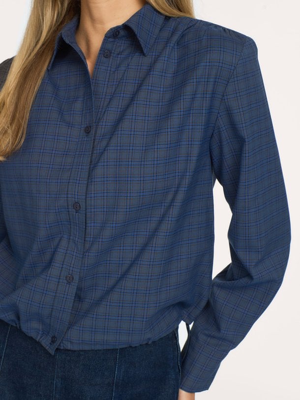 Daxter, viscosemix geruite blouse