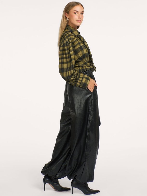 Kyel, viscosemix geruite blouse