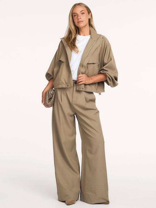 LunaCC Pleat Pant Luna, geweven pantalon