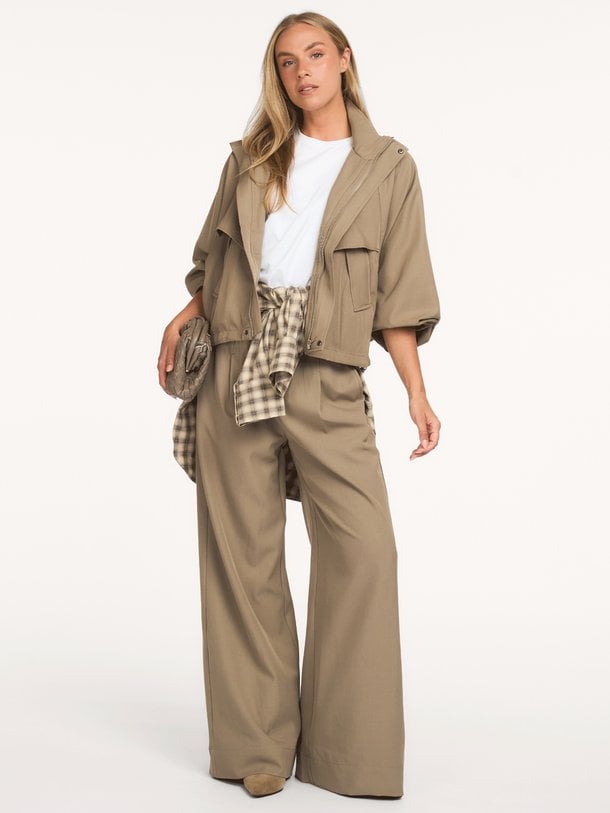 LunaCC Pleat Pant Luna, geweven pantalon