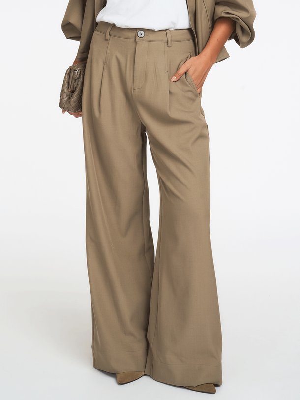 LunaCC Pleat Pant Luna, geweven pantalon