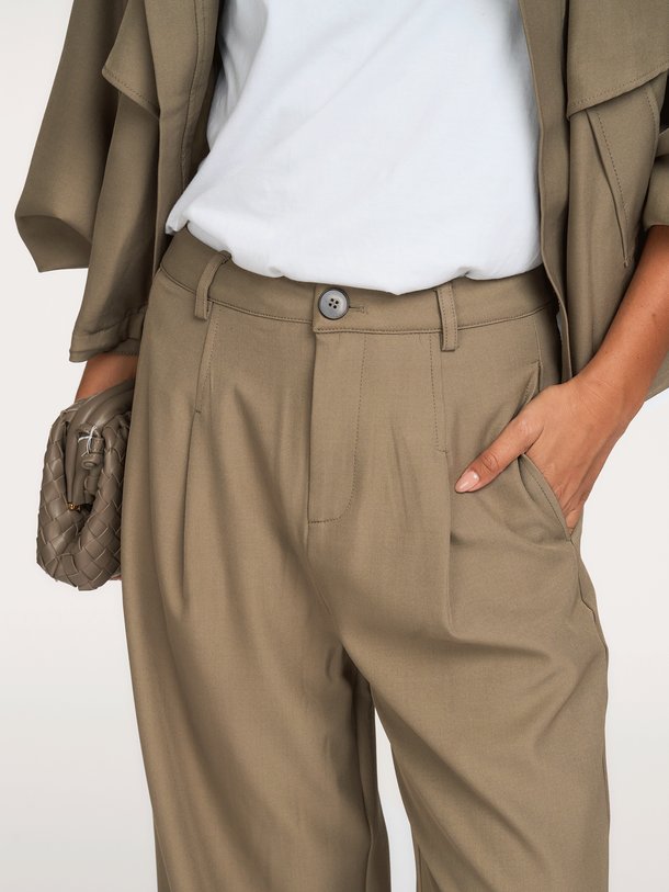 LunaCC Pleat Pant Luna, geweven pantalon