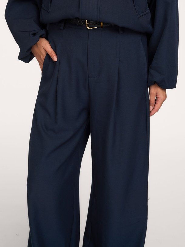 LunaCC Pleat Pant Luna, geweven pantalon