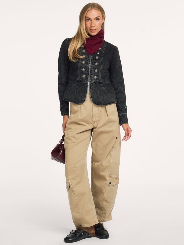 Denim Uniform Jacket Denim jasje
