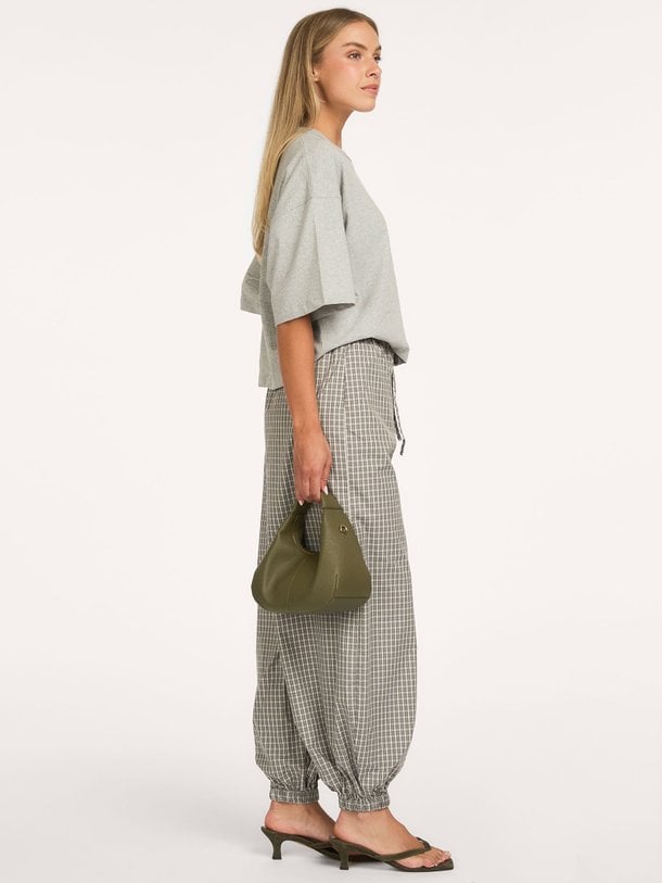 Chess Check Harem Pant Katoenmix geruite balloon broek