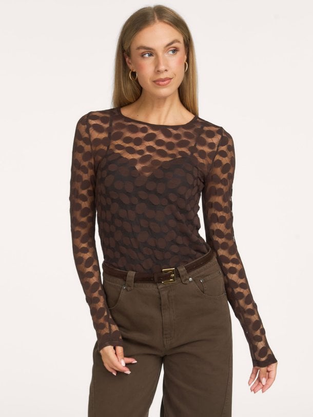 PenolaCC O-Neck Blouse Penola, geweven top