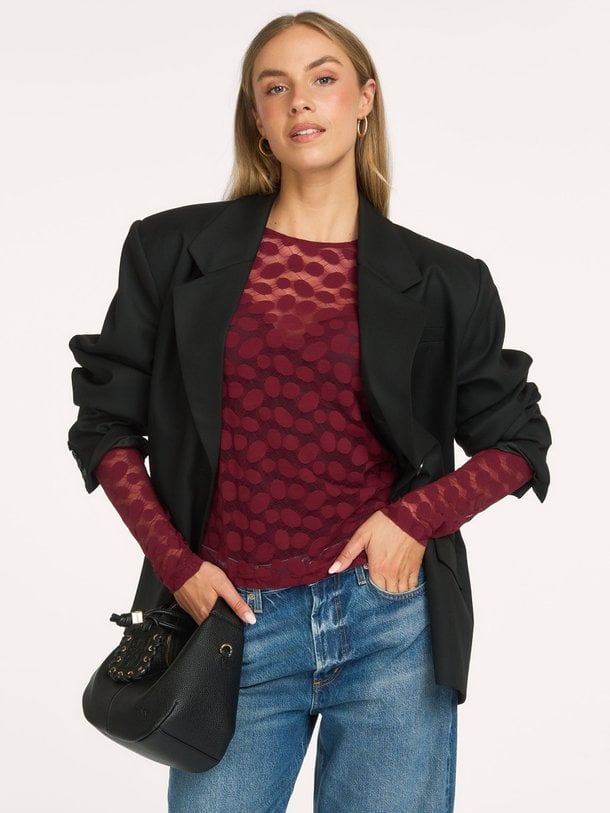 PenolaCC O-Neck Blouse Penola, geweven top