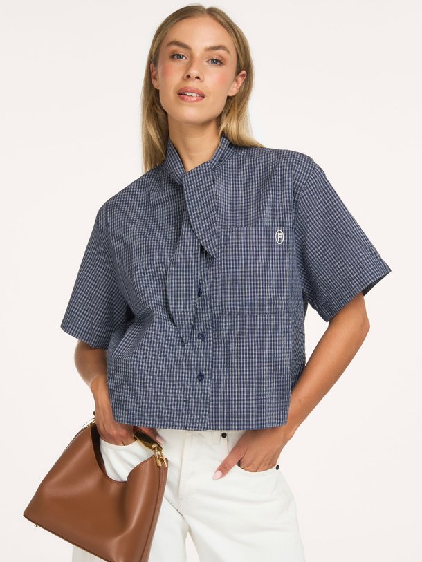 NAOMI Naomi, katoenen geruite blouse