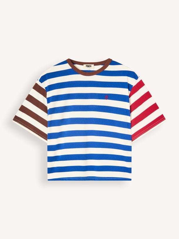 CHELEM Chelem, katoenmix gestreept t-shirt