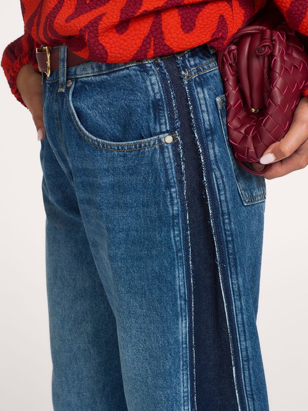 Kashba, high waist barrel fit jeans