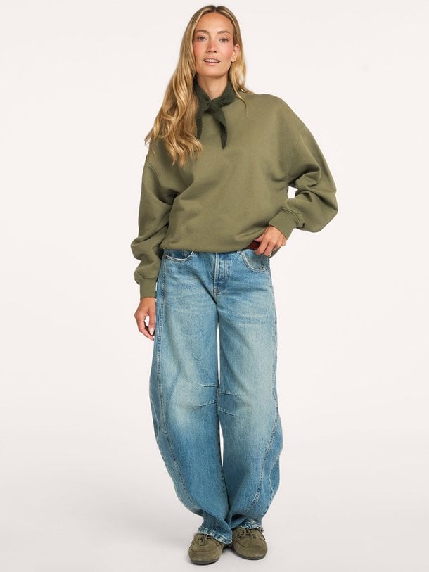 Organic Oversized Crew Organic cotton sweater