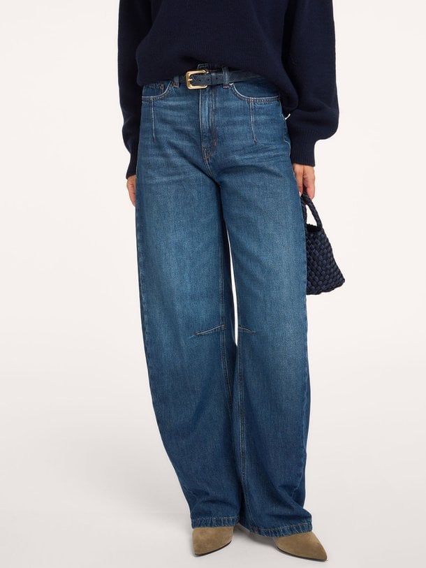 Liable, high waist barrel fit jeans
