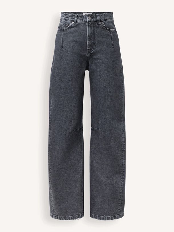 260285 Liable, high waist barrel fit jeans