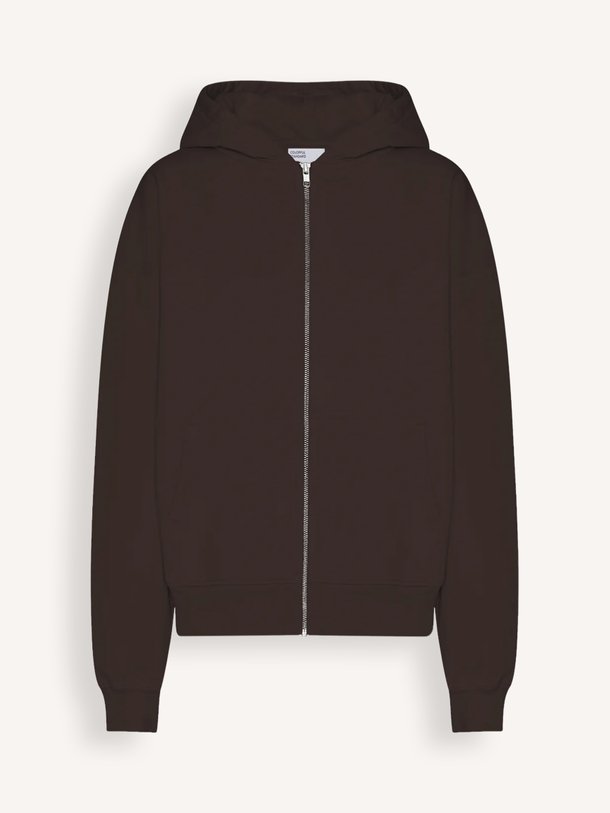 Organic Oversized Zip Hood Organic cotton vest