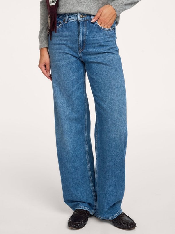 Medley, high waist barrel fit jeans