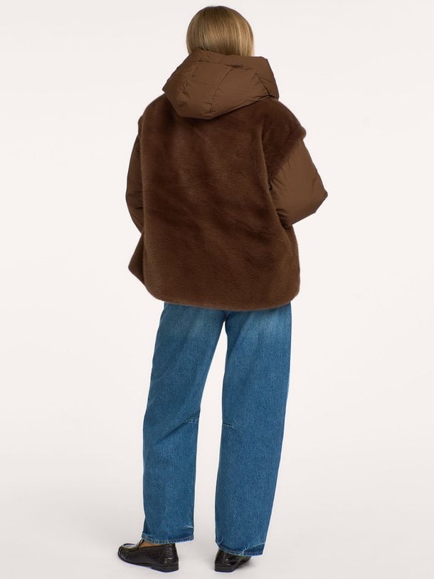 Kbeauty, fake fur jack