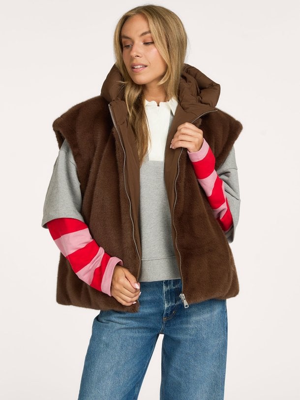 Kbeauty, fake fur jack