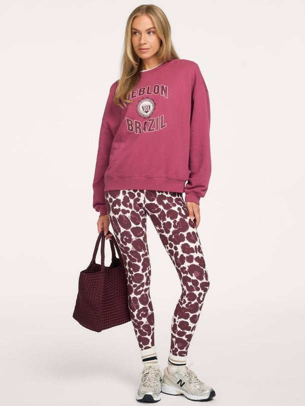 Jersey leopard sportlegging