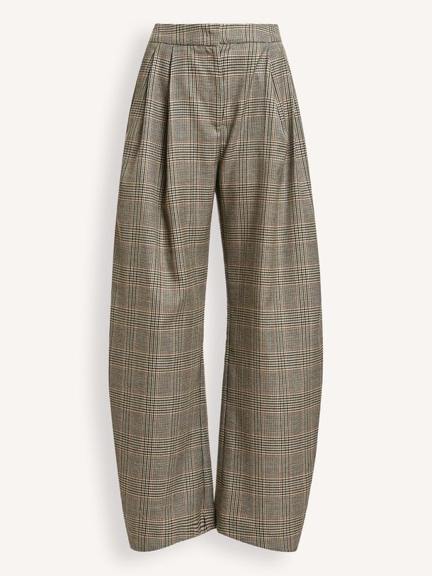 KAROL1 Karol, wolmix barrel fit broek