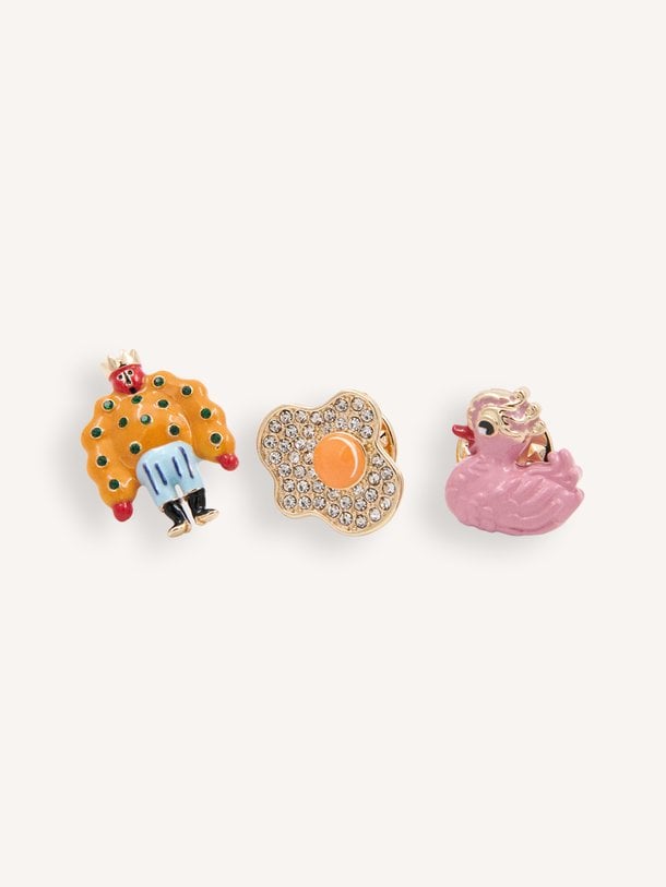 Kurls, set van broches