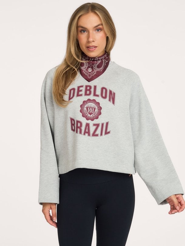 Aymee, katoenmix gemêleerde sweater