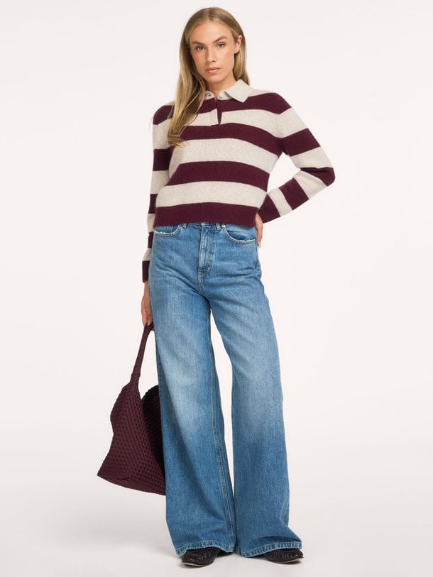 Sear, high waist wide leg jeans