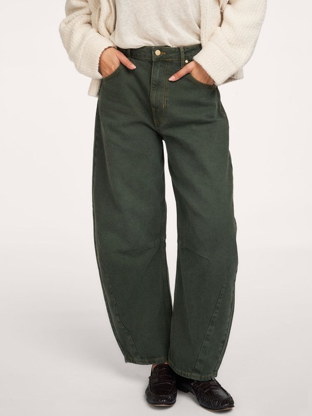 KOKOS Kokos, high waist barrel fit jeans