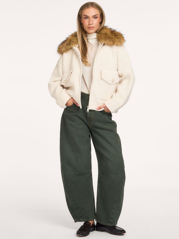 KOKOS Kokos, high waist barrel fit jeans