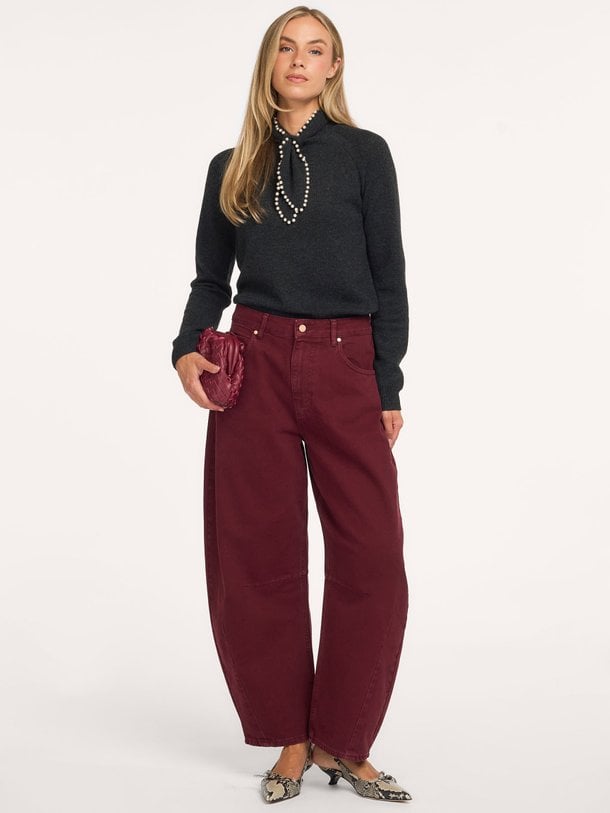 KOKOS Kokos, high waist barrel fit jeans