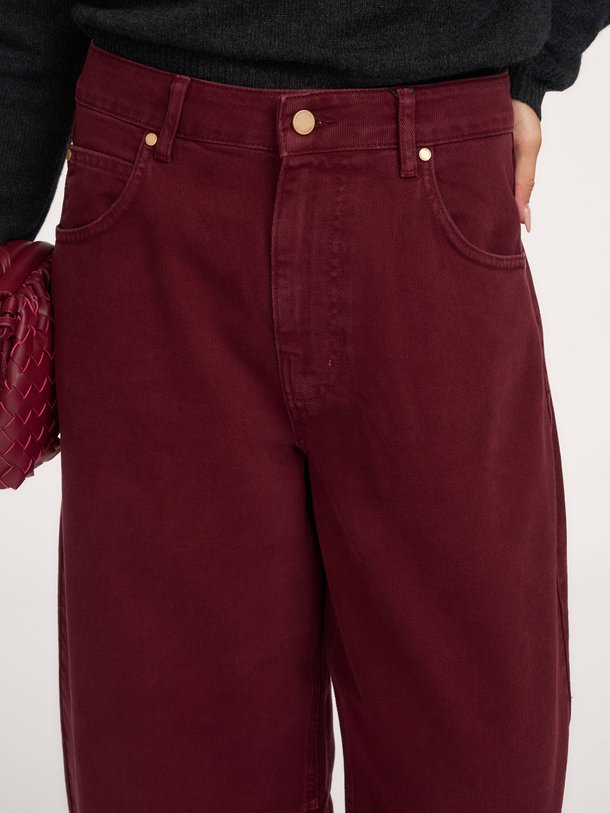 KOKOS Kokos, high waist barrel fit jeans