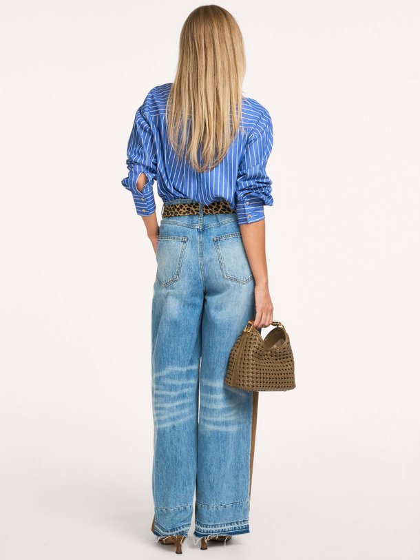 KACAO Kacao, organic cotton gestreepte blouse