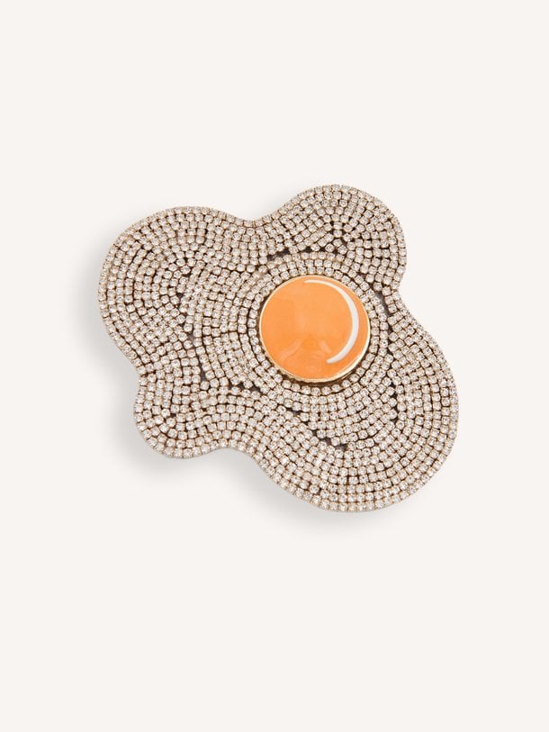 Kombra, broche met strass